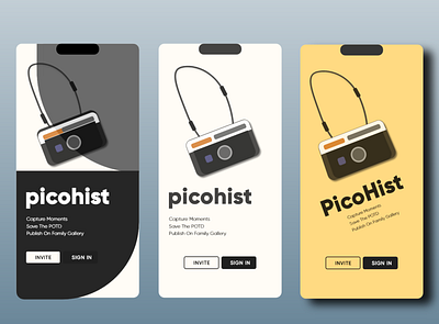 picohist branding design illustration illustrator logo ui ui design uidesign ux ux design