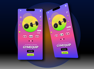 gymequip branding design illustration illustrator logo ui ui design uidesign ux ux design