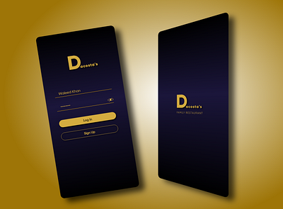 Dacosta app design 2 branding design illustration illustrator logo ui ui design uidesign ux ux design