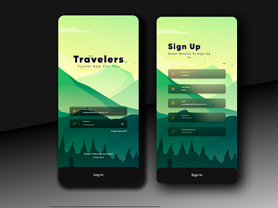 travel app branding design illustration illustrator logo ui ui design uidesign ux ux design vector