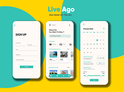 LiveAgo branding design illustration logo ui ui design uidesign ux ux design vector