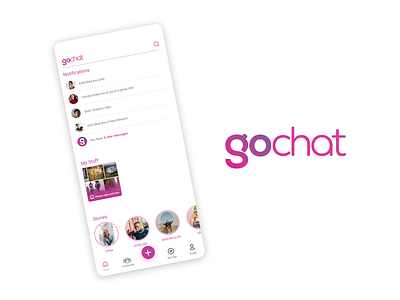 GoChat Landing Page Design