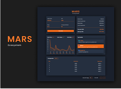 MARS CRYPTO WEBSITE DESIGN branding design illustration logo ui ui design uidesign ux ux design vector