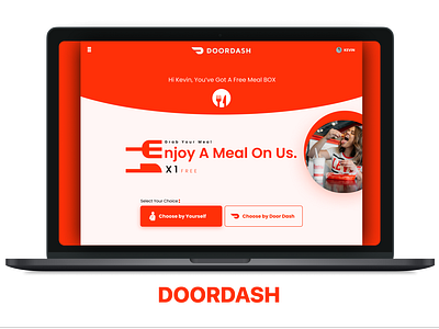 DOORDASH WEB DESIGN