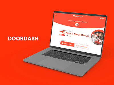 DOORDASH WEB DESIGN