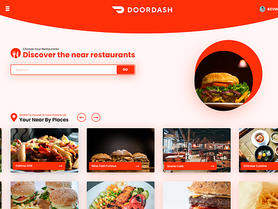 DOORDASH WEB DESIGN