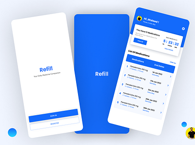 Refill 3d animation branding design graphic design illustration motion graphics ui ui design uidesign ux ux design