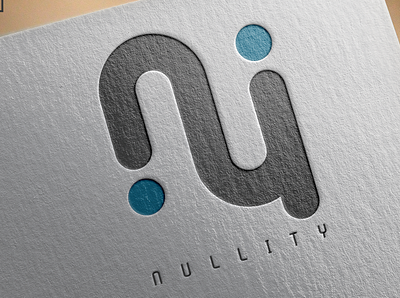 Nullity Minimal Logo Design art design flat graphic design illustration illustrator logo minimal typography ui vector