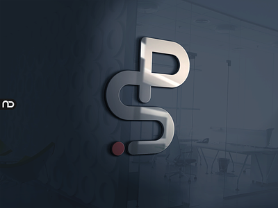 'SP' Typographic Logo Design design flat icon illustration illustrator logo minimal typography vector web