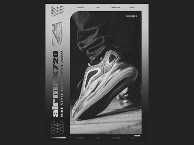 Nike Airmax720 Poster illustration poster art