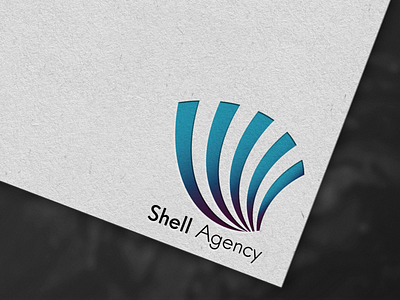 Shell Agency logo blue branding design illustration logo logo design logodesign shell travel