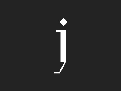 j design letter type typeface