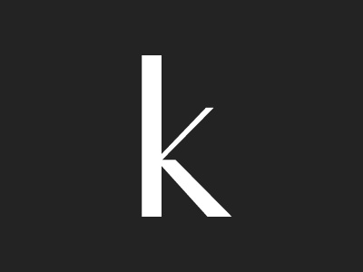 k design letter type typeface