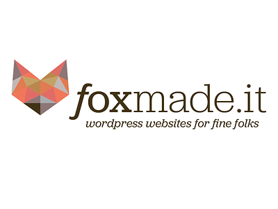 Foxmade.it logo fox geometric jubilat logo