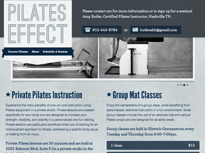 Pilates Effect Nashville blue copse regular font face league gothic monotone pilates texture