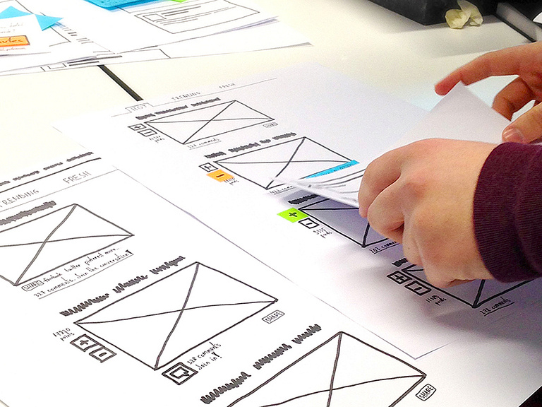 Teaching UX&D - Paper Prototyping by BBC UXD on Dribbble