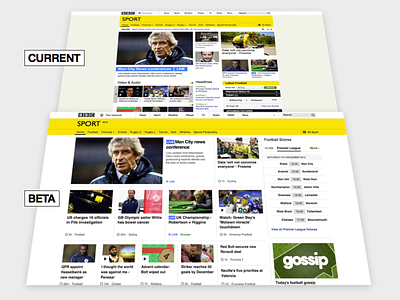 BBC Sport Website Beta Release bbc beta football sport website