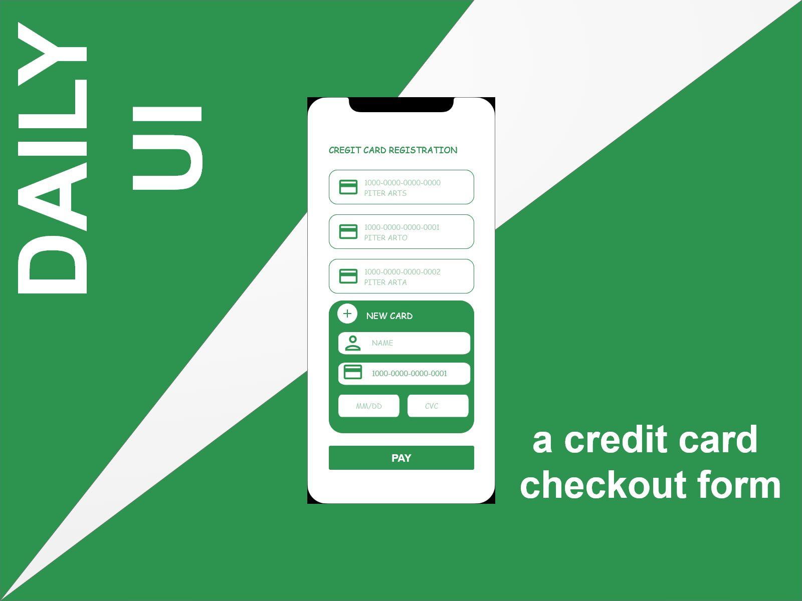 A Credit Card Checkout Form By Kousuke Hirai On Dribbble 1902