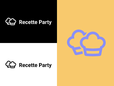 Recette Party Logo chef framework icon logo recette