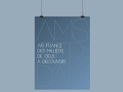 Affiche Air France affiche graphisme