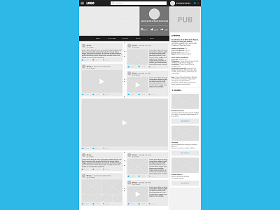 Wireframe design web