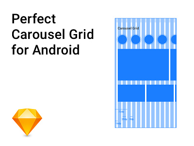 Perfect Carousel Grid For Android android carousel freebies grid ressources sketch