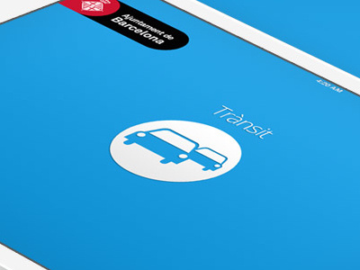 Transit Mockup Curt android app blue ios transit transport