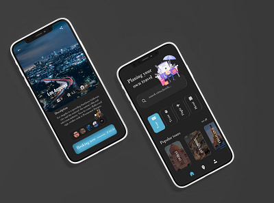 Tour app design app branding design graphic design illustration typography ui ux