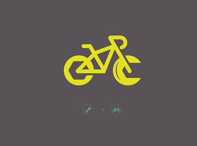 Brand Identity & Tagline - Bike Matters Abu Dhabi bicycle logo brand identity branding clever concept cycle logo cycle repair dubai dubaidesigner fresh logo logo design logodesign logos negative space repair logo specialists wrench wrench logo yellow