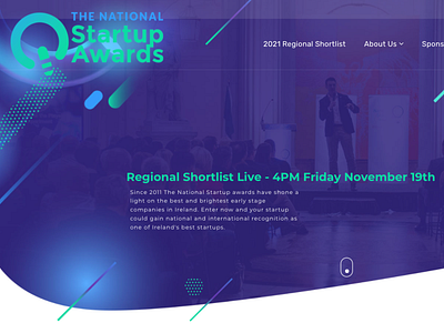Website Design - National Startup Awards Ireland