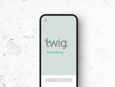 Logo Design - twig. A giving app. brand identity design initials logo logo logo design logodesign logos