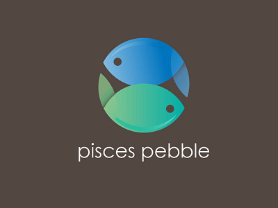 Logo Design - Pisces Pebble branding design fish logo logo logo design pisces logo