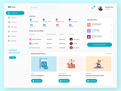 Course Management Dashboard