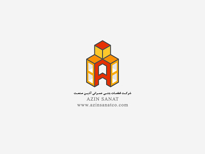 Azin Sanat Block Factory block block factory blocks factory logo logo design logodesign