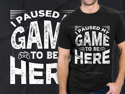 Gaming T- Shirt Design