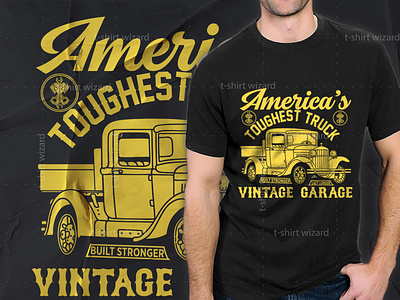 Truck T-Shirt Design | T-Shirt Design For POD Stores