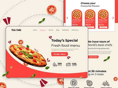 Pizza Landing page