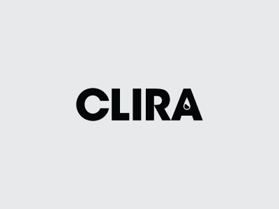 Clira Logo counter logo logotype water