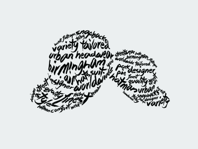 Hatman Artwork artwork hat typeface