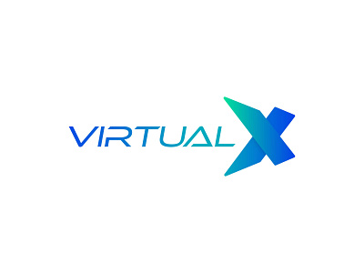 VirtualX Software Logo branding design illustration illustrator logo vector