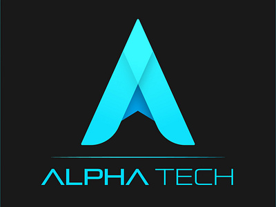 Alpha Tech ("A" Logo Design)