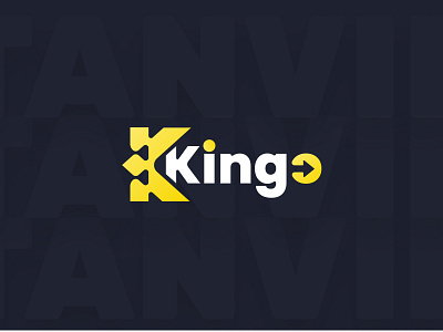 Kingo Brand Logo Design brand logo creative logo gradient logo logo logo 2022 logo art logo design logo designer logo shape logos