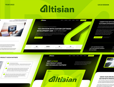 Altisian Website Design apps and websites cleandesign colorful dynamic product design ui uidesign uify ux uxdesign visual