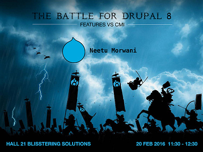 DrupalCon mumbai Speaker Posters