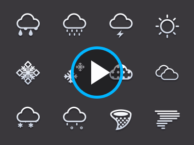 Weather animation