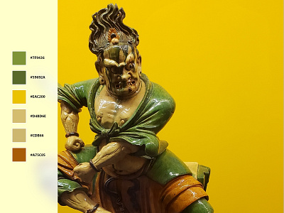 Color Palette - Chinese Statue