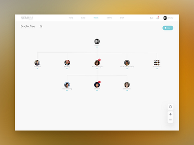 Graphic Tree crm organization chart tree view