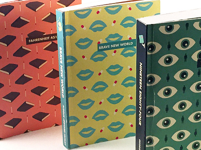 Book as Books book cover design pattern series