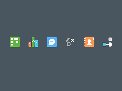 Icons for CRM