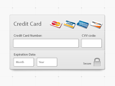 CreditCard Freebie credit card widget fields free freebie psd info ui interface